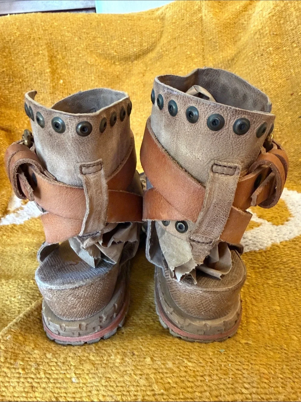 A.S.98 edgy leather